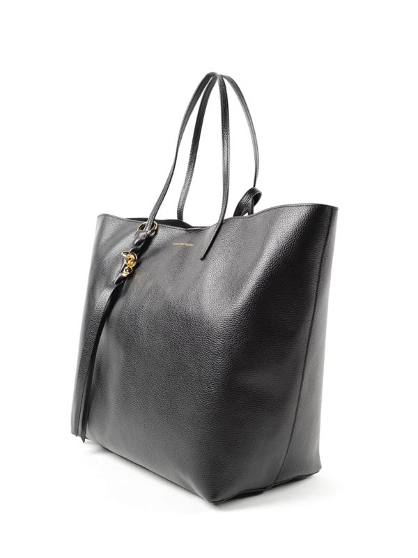 ALEXANDER MCQUEEN: totes bags online - Leather shopper tote bag