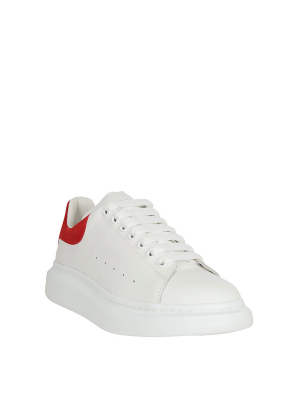 ALEXANDER MCQUEEN: trainers online - Oversize leather sneakers