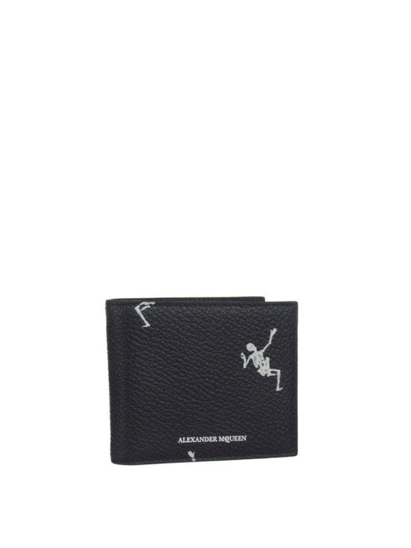 ALEXANDER MCQUEEN: Carteras y monederos online - Dancing Skeleton - Negro