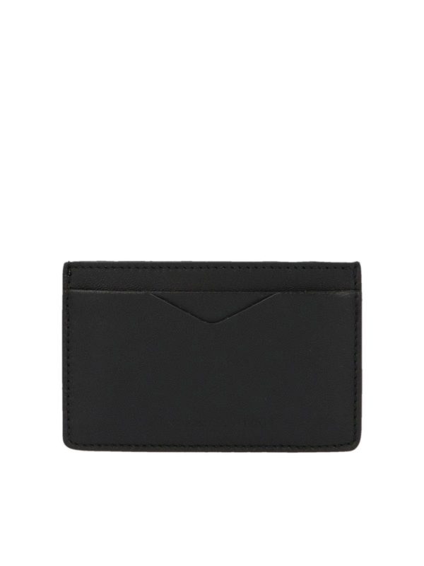 Rib Cage card holder in black