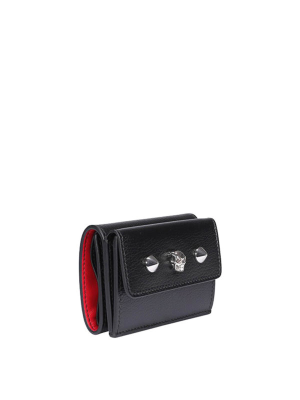 ALEXANDER MCQUEEN: wallets & purses online - Skull and stud wallet
