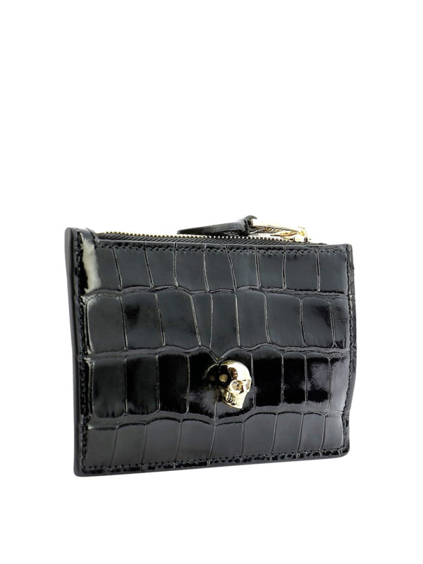 ALEXANDER MCQUEEN: wallets & purses online - Skull card holder