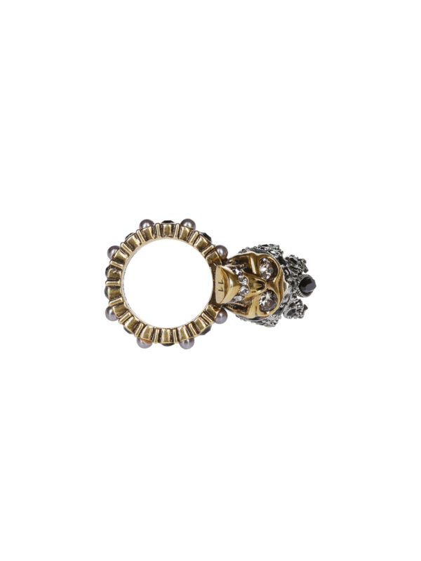 ALEXANDER MCQUEEN: rings - Crown Skull ring