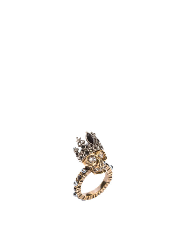 ALEXANDER MCQUEEN: Anillos - Anillo - Queen Skull