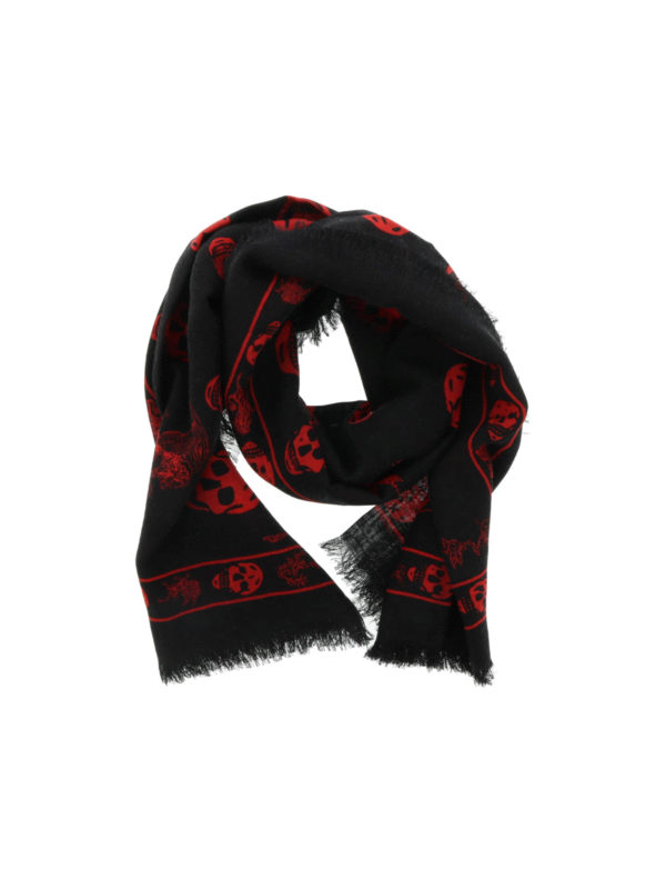ALEXANDER MCQUEEN: Schals - Schal - Schwarz