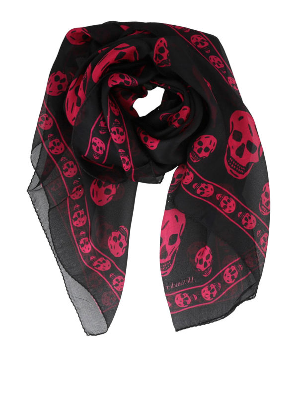 ALEXANDER MCQUEEN: Schals - Schal - Schwarz