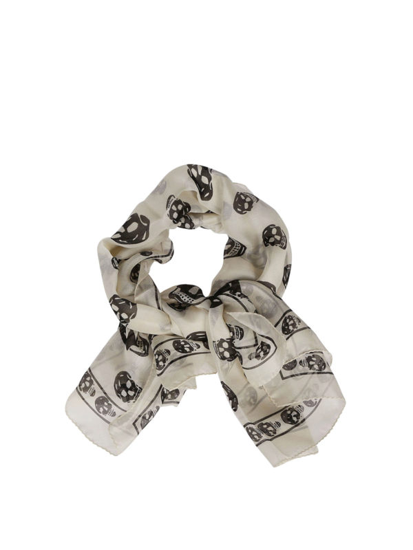 ALEXANDER MCQUEEN: Bufandas y pañuelos - Bufanda - Skull