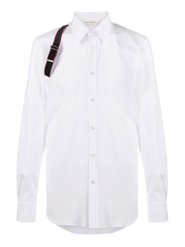 ALEXANDER MCQUEEN: Camisas - Camisa - Blanco
