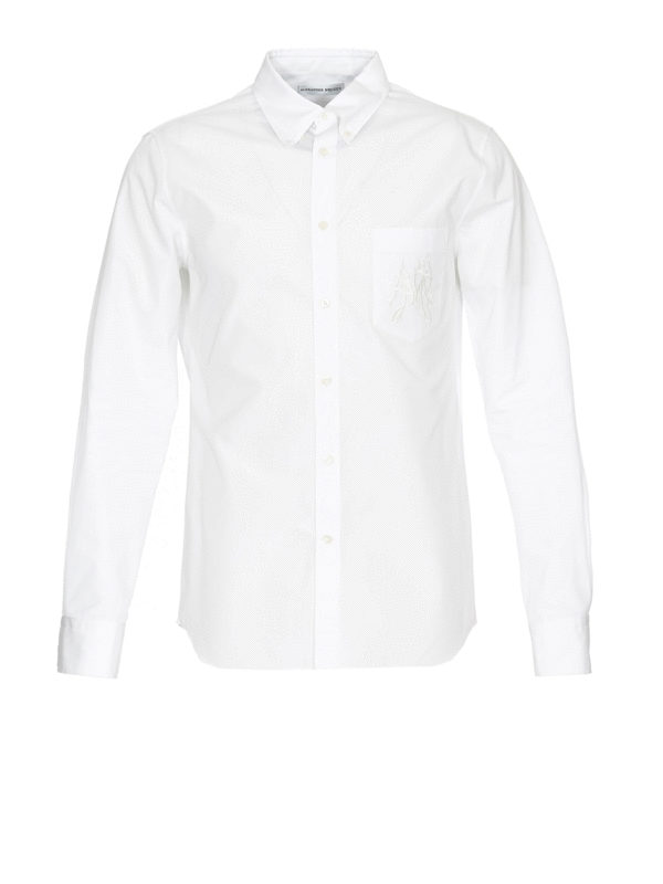 ALEXANDER MCQUEEN: Chemises - Chemise - Blanc