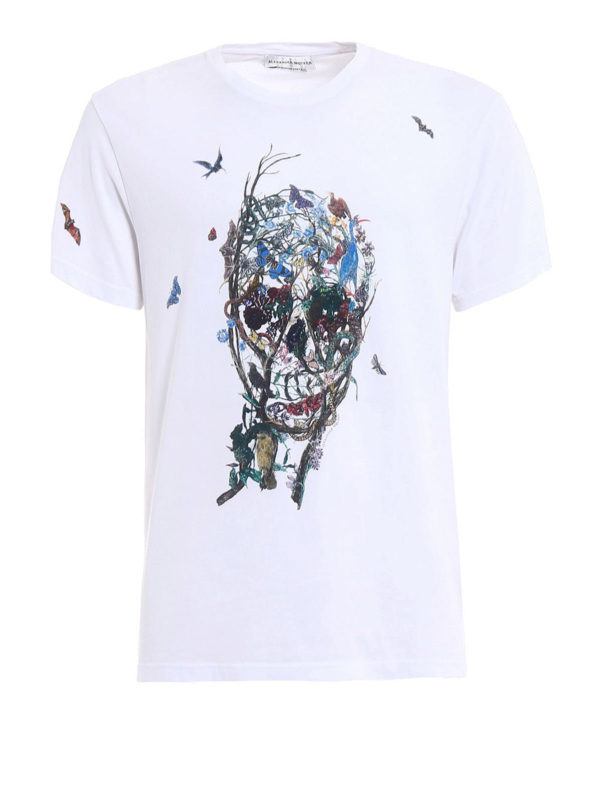 ALEXANDER MCQUEEN: T-shirts - T-Shirt - Weiß