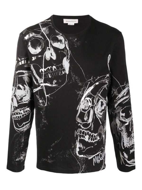 ALEXANDER MCQUEEN: Tシャツ - Tシャツ - Skull