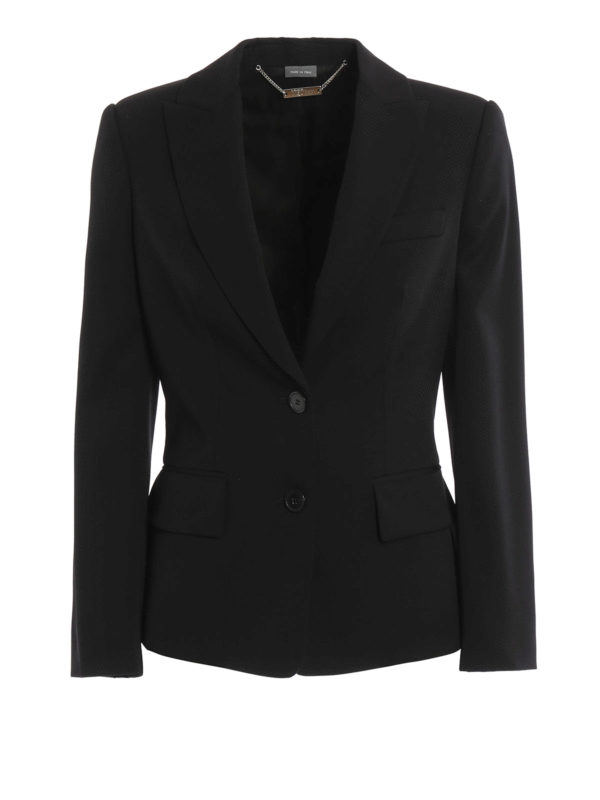 ALEXANDER MCQUEEN: テーラードジャケット - テーラードジャケット レディース - 黒