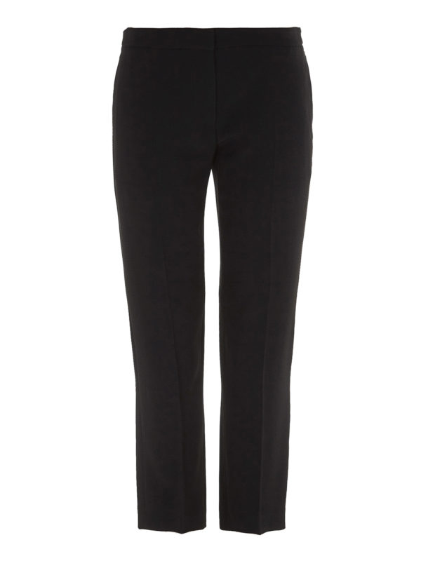 ALEXANDER MCQUEEN: Tailored & Formal trousers - Leaf crepe trousers