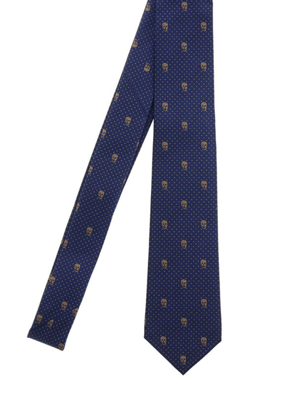 ALEXANDER MCQUEEN: ネクタイ＆蝶ネクタイ - ネクタイ - Skull