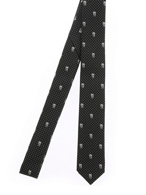 ALEXANDER MCQUEEN: Krawatten und Fliegen - Krawatte - Schwarz