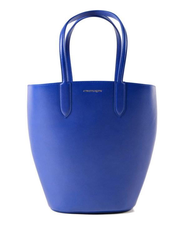 ALEXANDER MCQUEEN: Handtaschen - Shopper - Blau