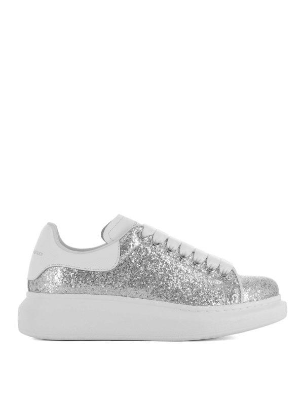 最終値下げ　定価10万Alexander MCQUEENグリッタースニーカー Buy Alexander McQueen Wmns Oversized Sneaker 'Black Glitter
