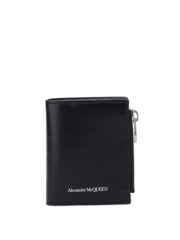 ALEXANDER MCQUEEN: 財布＆ポーチ - 財布 - 黒