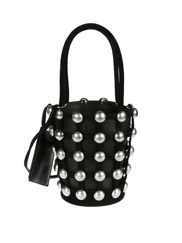 ALEXANDER WANG: Bucket bags - Dome Stud Roxy Mini bucket bag
