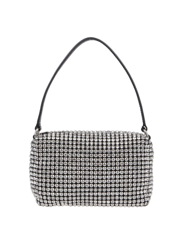 ALEXANDER WANG: clutches - Heiress medium  rhinestone pouch