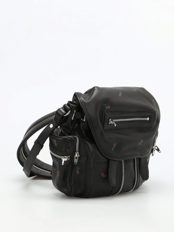 ALEXANDER WANG: backpacks online - Mini Marti soft leather backpack