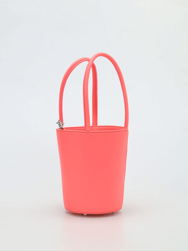 ALEXANDER WANG: Bucket bags online - Roxy Mini fluo leather bucket bag