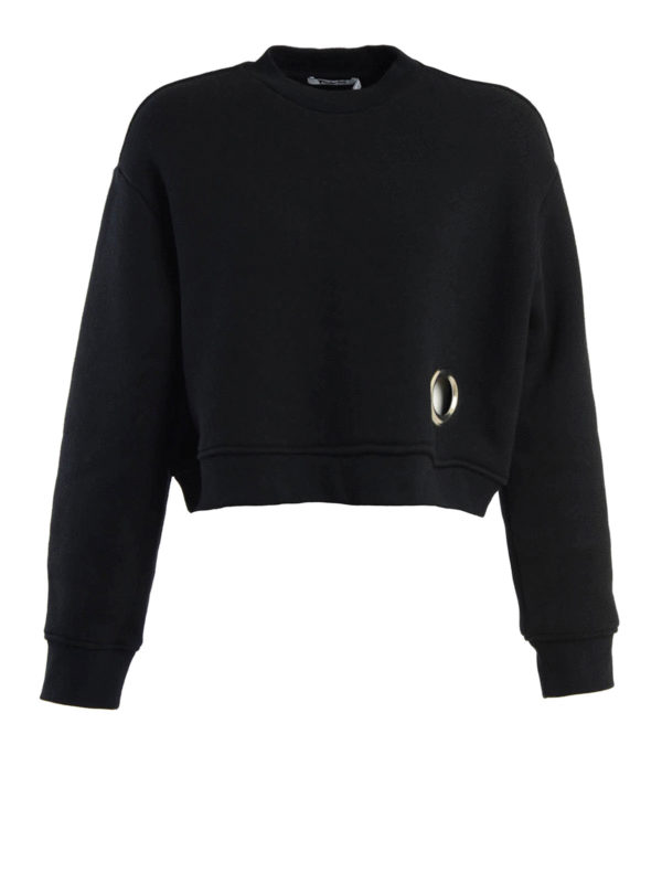 ALEXANDER WANG: Sweatshirts und Pullover - Pulli Mit Öse Detail