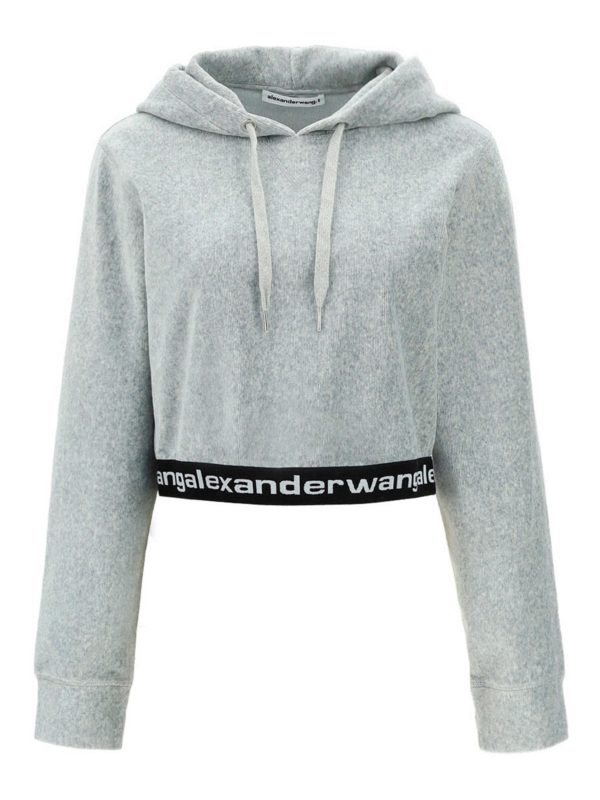 ALEXANDER WANG: スウェット＆セーター - スウェットシャツ/セーター - ライトグレー