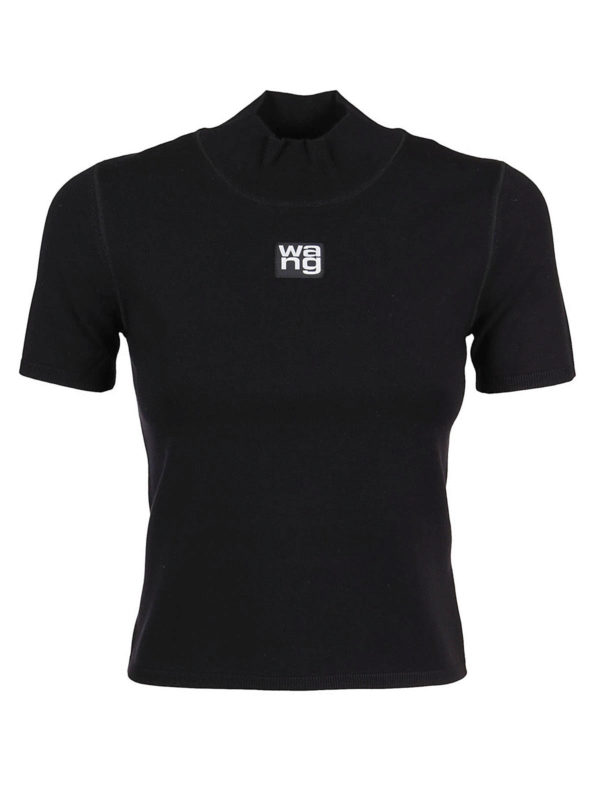 ALEXANDER WANG: Rollkragenpullover  und Polo-Ausschnitt - Rollkragenpullover - Schwarz