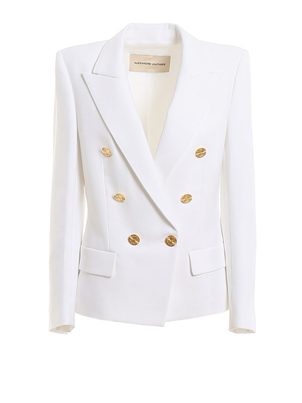 ALEXANDRE VAUTHIER: Blazer - Blazer - Blanco