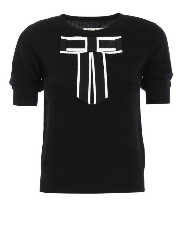 ALICE+OLIVIA: Strickpullover mit Rundhalsausschnitt - Danika