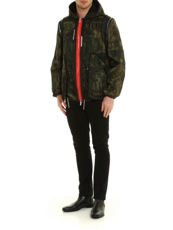 All over printed nylon jacket shop online: GIVENCHY