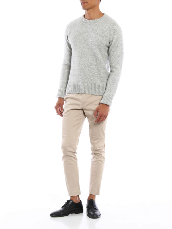 Pullover Mit Rundhalsausschnitt shop online: AMI ALEXANDRE MATTIUSSI