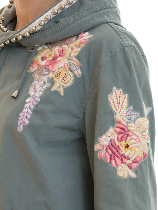 Amen buy online Parkas Verdes Para Mujer