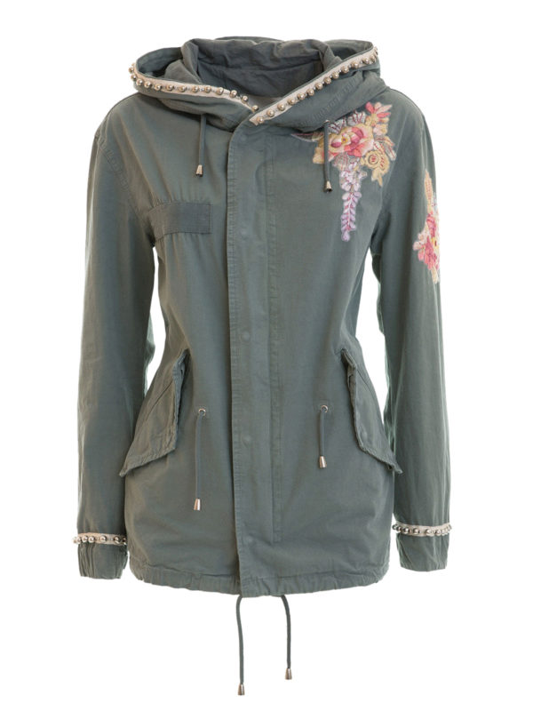 Amen: Parkas - Parkas Verdes Para Mujer