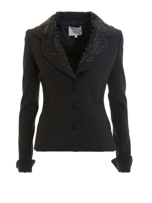 Amen: Tailored & Dinner - Fitted jacket with embroidered lapels