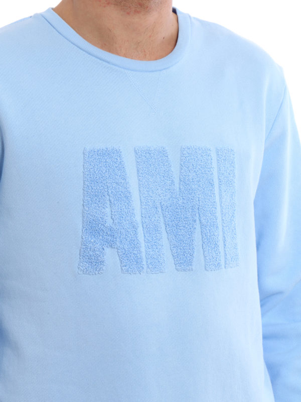 AMI ALEXANDRE MATTIUSSI buy online Sweatshirt Und Pullover - Hellblau