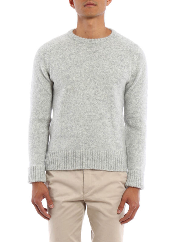 AMI ALEXANDRE MATTIUSSI: Strickpullover mit Rundhalsausschnitt online - Pullover Mit Rundhalsausschnitt