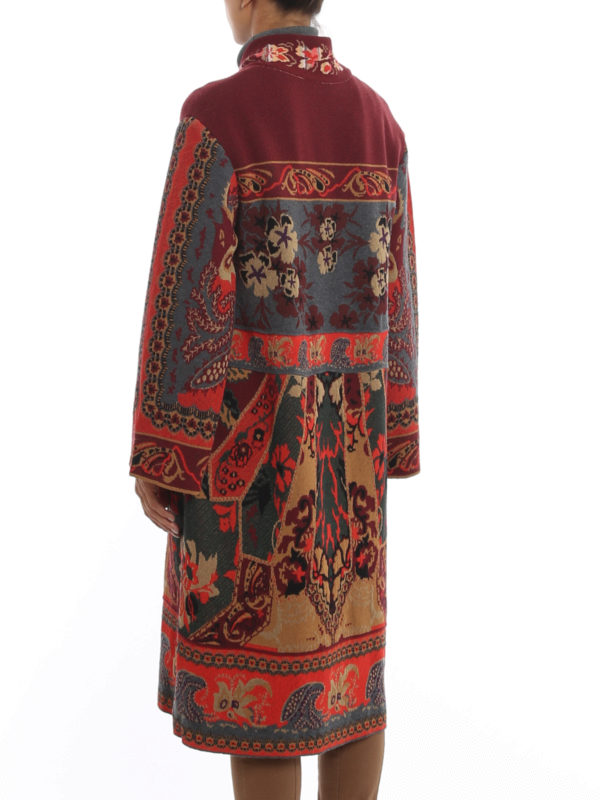 Langer Mantel - Rot shop online: ETRO