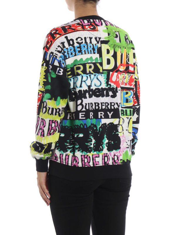 Burberry graffiti sweater hotsell