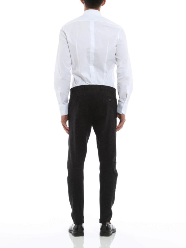 Ankle zip trousers shop online: LANVIN