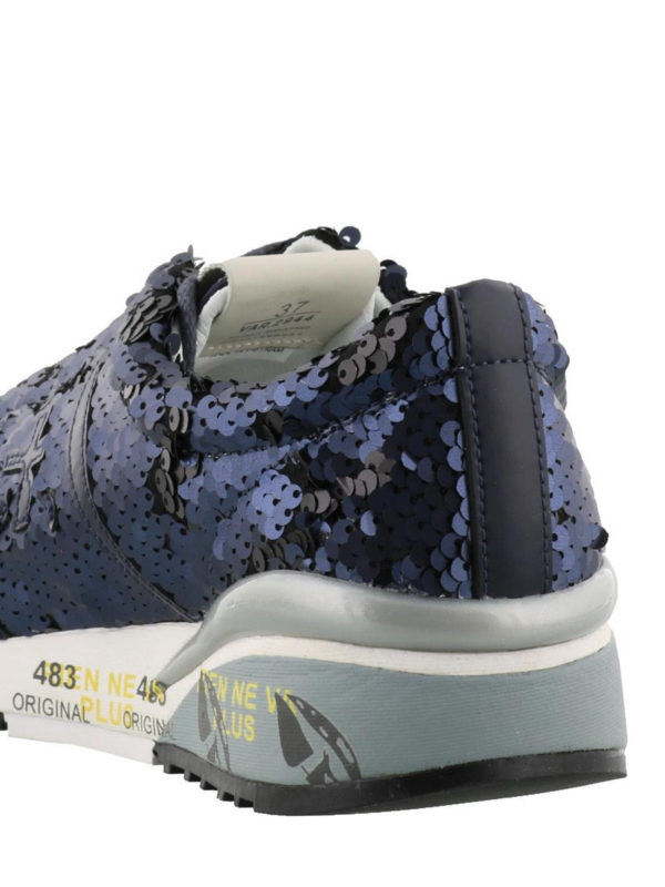Ann blue sequin sneakers shop online: PREMIATA