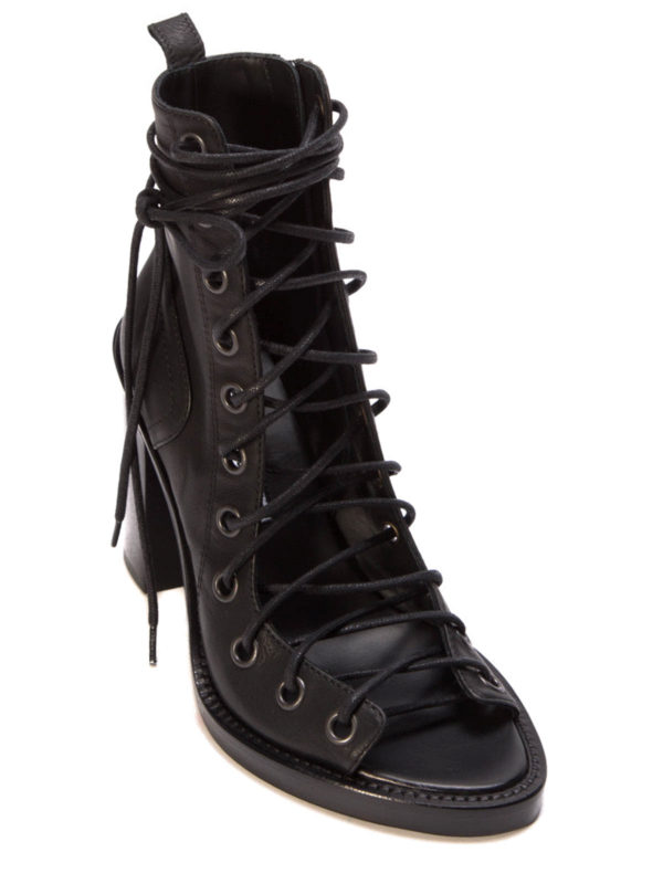 ANN DEMEULEMEESTER: sandals online - Lace-up boot sandals