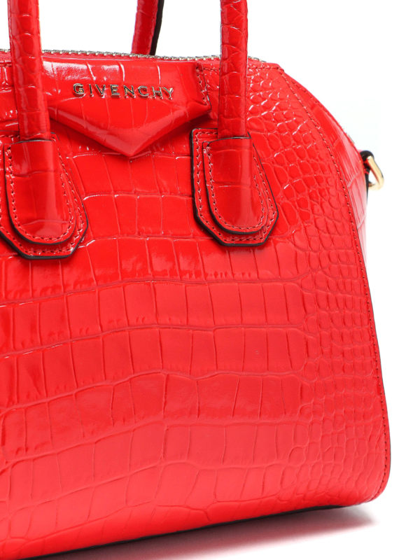 Antigona mini croco print bag shop online: GIVENCHY