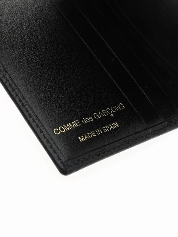 Arecalf wallet in black shop online: COMME DES GARÇONS WALLET