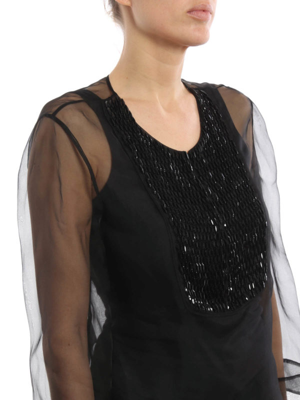 ARMANI COLLEZIONI buy online ブラウス - 黒