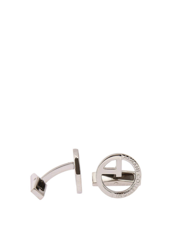 ARMANI COLLEZIONI: Cufflinks - Logo cufflinks