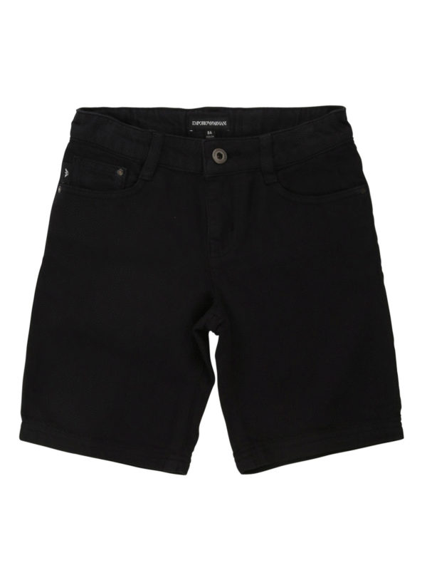 Armani Jr: ショートパンツ - ショートパンツ - ダークブルー