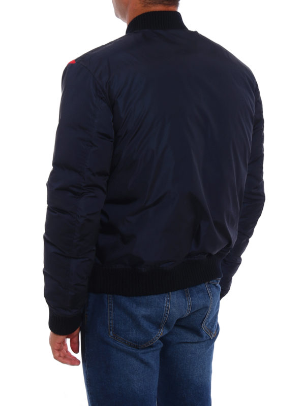 Arrow pattern bomber jackets shop online: DSQUARED2