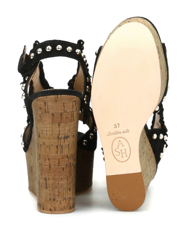 ASH buy online Blossom suede wedges